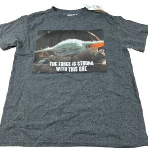 Star Wars Boys' Gray Short Sleeve Graphic T-Shirt - Size Large - NWT